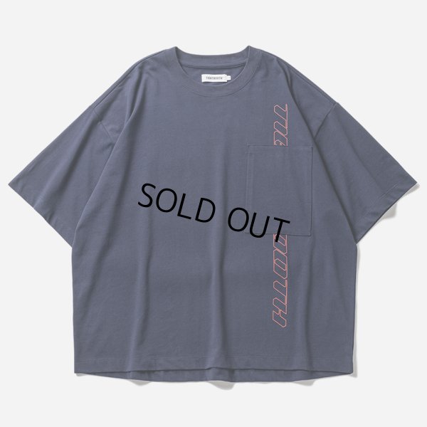 画像1: 【30%OFF】TIGHTBOOTH/STRAIGHT UP T-SHIRT（Navy）［プリントポケT-24夏］