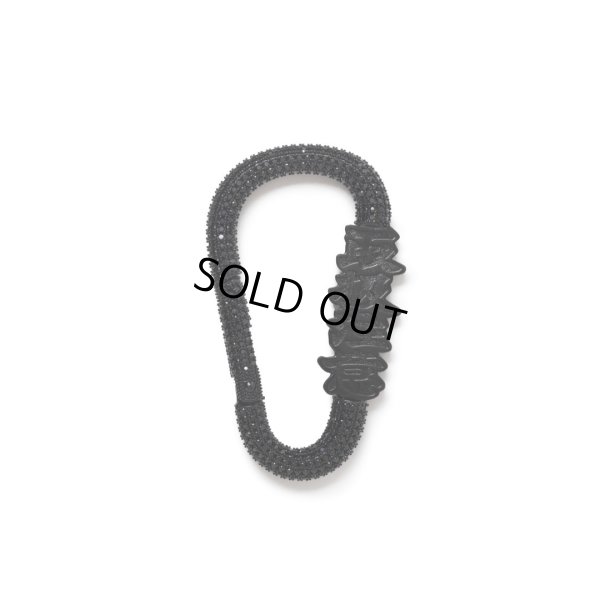 画像1: BlackEyePatch/HANDLE WITH CARE RHINESTONE CARABINER（BLACK）