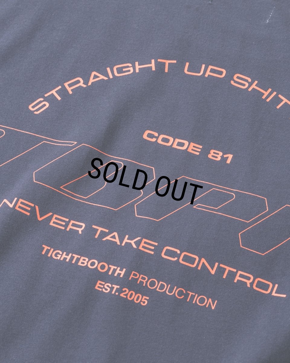 画像7: 【30%OFF】TIGHTBOOTH/STRAIGHT UP T-SHIRT（Navy）［プリントポケT-24夏］ (7)