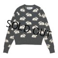【30%OFF】DAIRIKU/"Rabbit" Tite Pullover Knit（Black）［タイトニット-24秋冬］