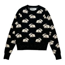 画像1: 【30%OFF】DAIRIKU/"Rabbit" Tite Pullover Knit（Black）［タイトニット-24秋冬］ (1)