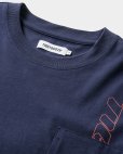 画像3: 【30%OFF】TIGHTBOOTH/STRAIGHT UP T-SHIRT（Navy）［プリントポケT-24夏］