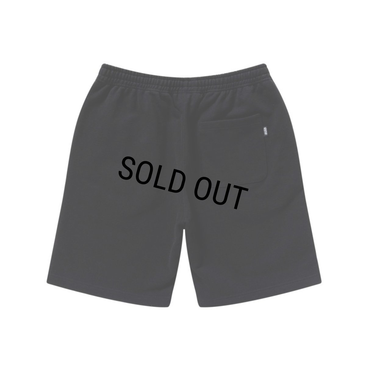 画像2: BlackEyePatch/SMALL HWC LABEL SWEAT SHORTS（BLACK） (2)