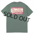 PORKCHOP/SQUARE LOGO TEE（FOREST GREEN）［プリントT-24春夏］