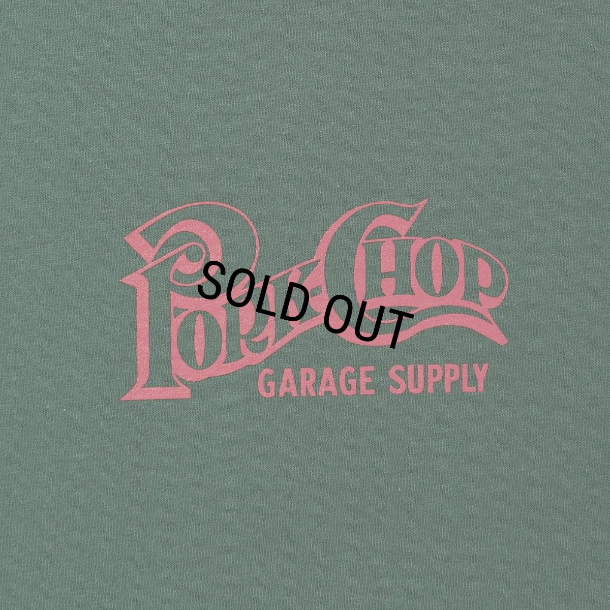 画像3: PORKCHOP/SQUARE LOGO TEE（FOREST GREEN）［プリントT-24春夏］ (3)