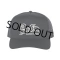 PORKCHOP/SQUARE LOGO CAP（BLACK）［メッシュキャップ-24春夏］