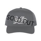 PORKCHOP/SQUARE LOGO CAP（BLACK）［メッシュキャップ-24春夏］
