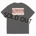 PORKCHOP/SQUARE LOGO TEE（BLACK）［プリントT-24春夏］