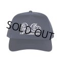 PORKCHOP/SQUARE LOGO CAP（NAVY）［メッシュキャップ-24春夏］