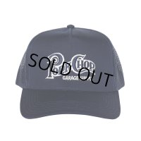PORKCHOP/SQUARE LOGO CAP（NAVY）［メッシュキャップ-24春夏］