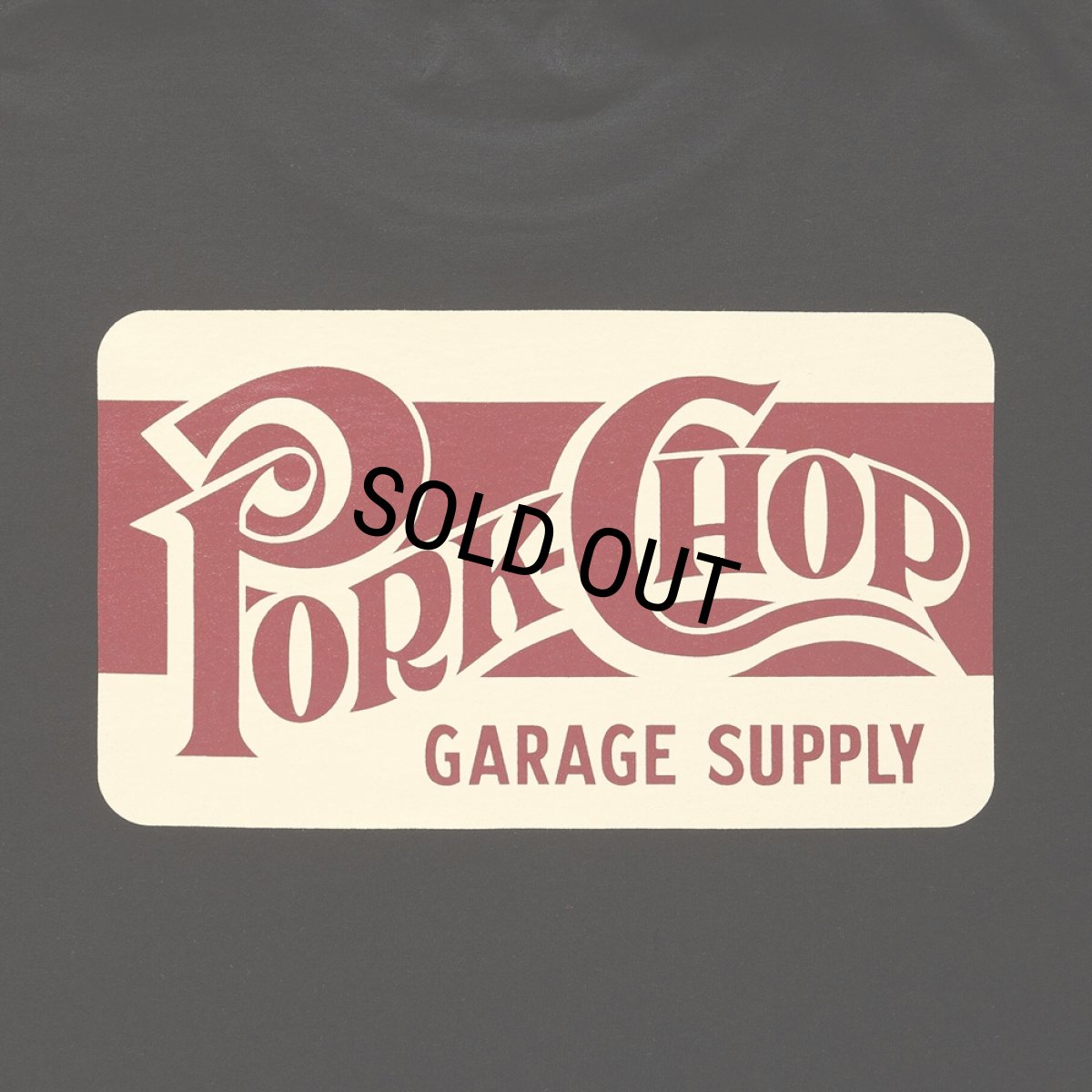 画像4: PORKCHOP/SQUARE LOGO TEE（BLACK）［プリントT-24春夏］ (4)