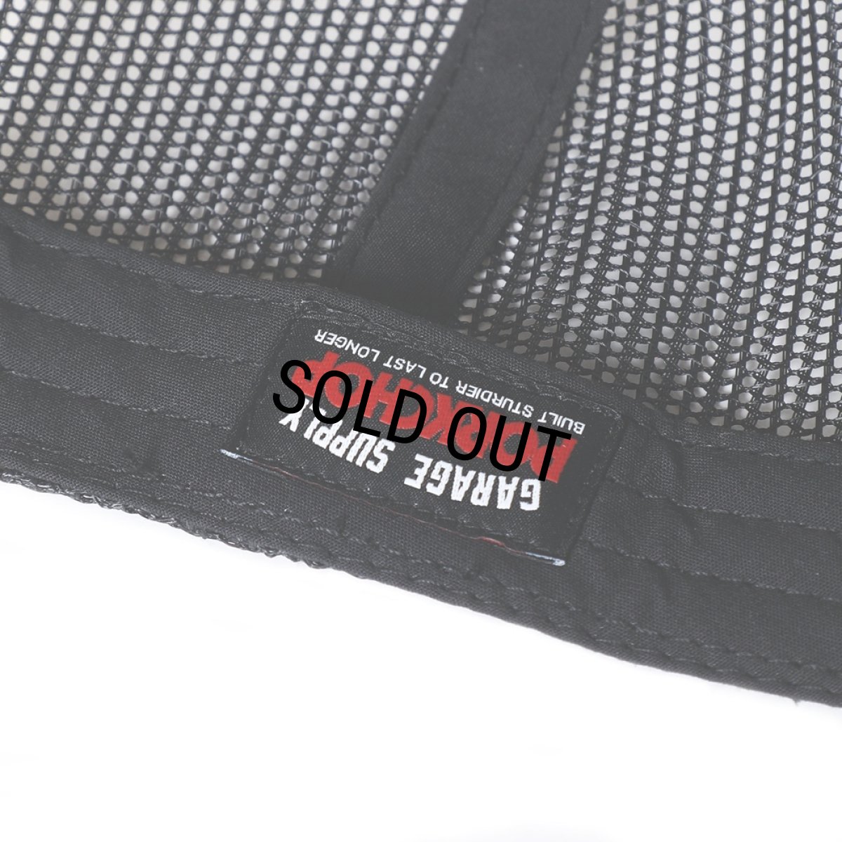 画像4: PORKCHOP/SQUARE LOGO CAP（BLACK）［メッシュキャップ-24春夏］ (4)