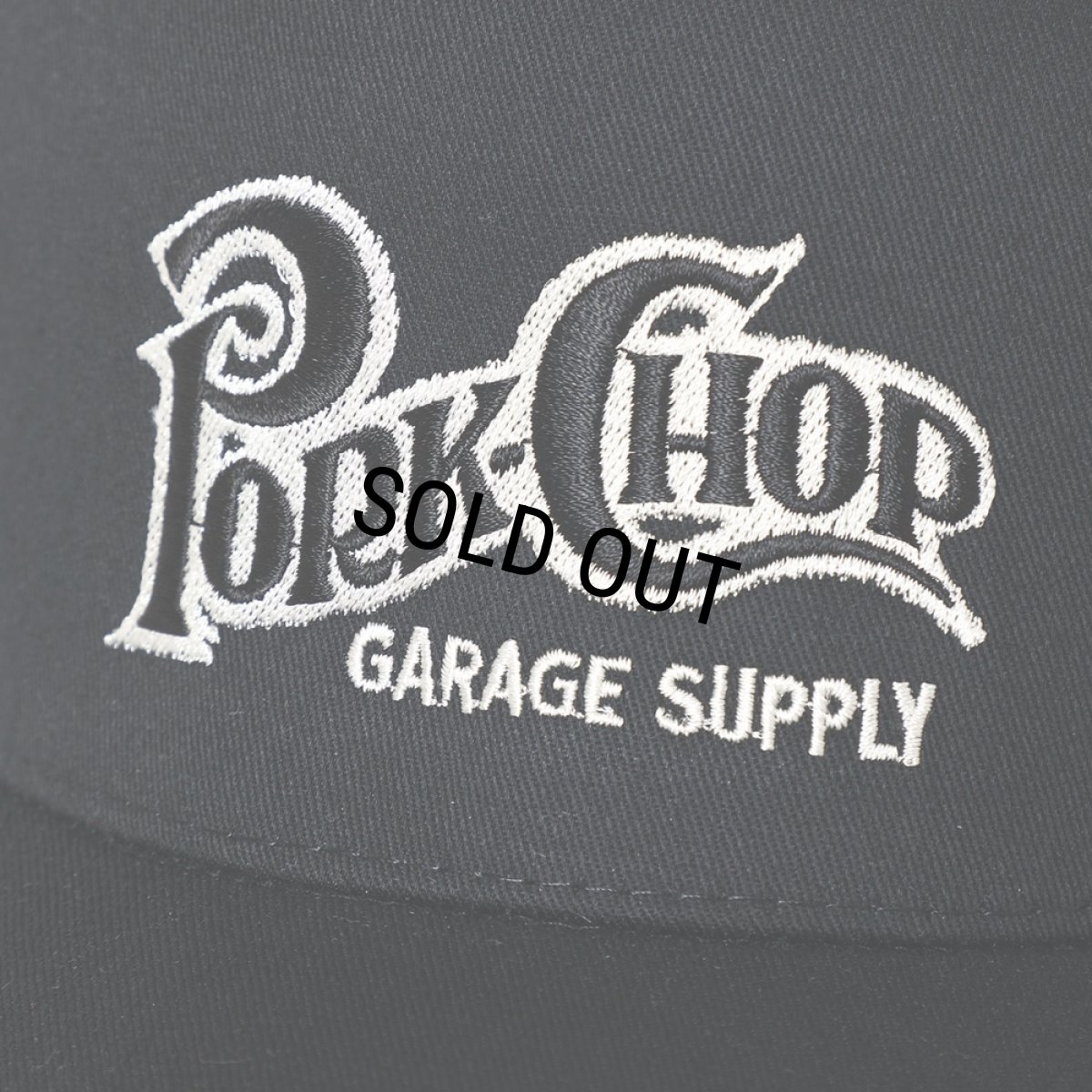 画像3: PORKCHOP/SQUARE LOGO CAP（BLACK）［メッシュキャップ-24春夏］ (3)