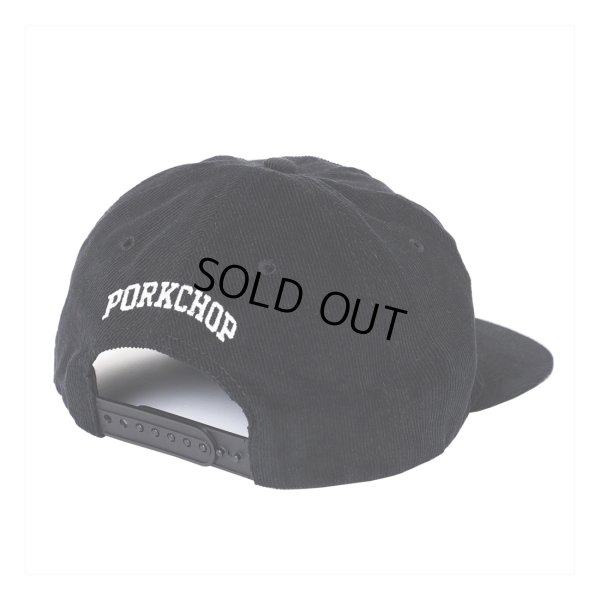 画像2: PORKCHOP/OLD PORK CORDUROY CAP（BLACK）［コーデュロイキャップ-22秋冬］