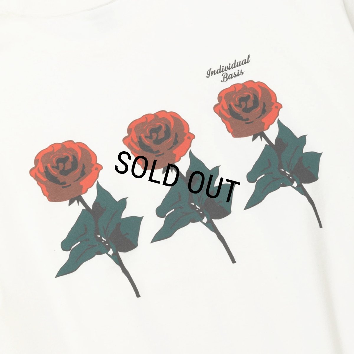 画像5: CALEE/DROP SHOULDER "INDIVIDUAL BASIS" ROSE LOGO TEE（各色）［ドロップショルダープリントT-24春夏］ (5)