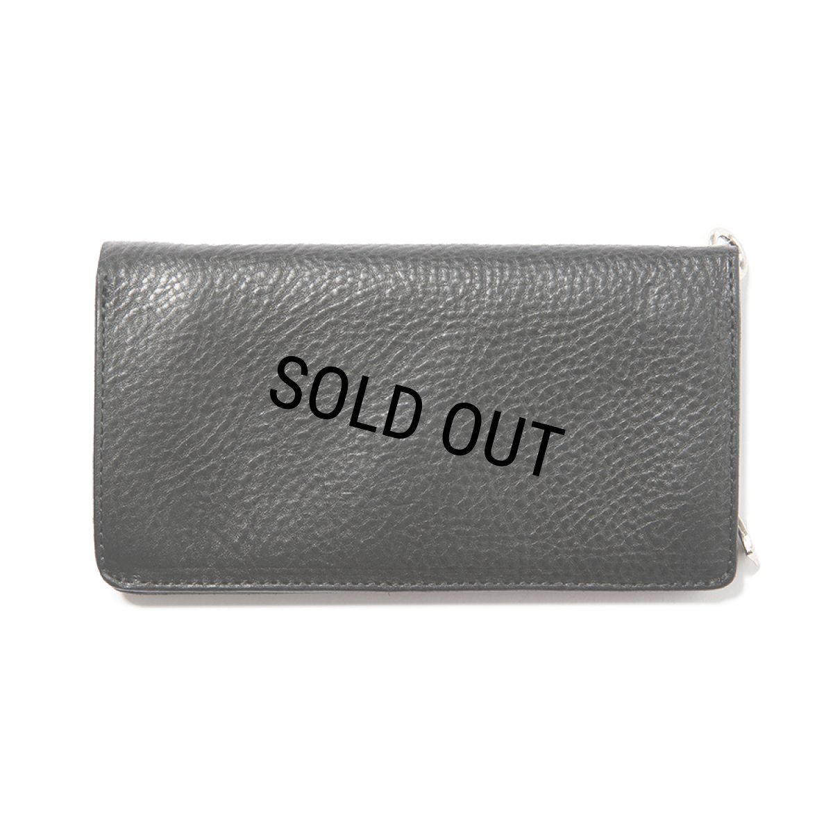 画像2: CALEE/SILVER STAR CONCHO LEATHER LONG WALLET（BLACK）［レザーロングウォレット-24春夏］ (2)