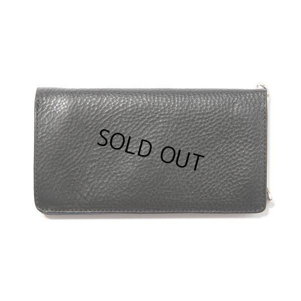 画像2: CALEE/SILVER STAR CONCHO LEATHER LONG WALLET（BLACK）［レザーロングウォレット-24春夏］