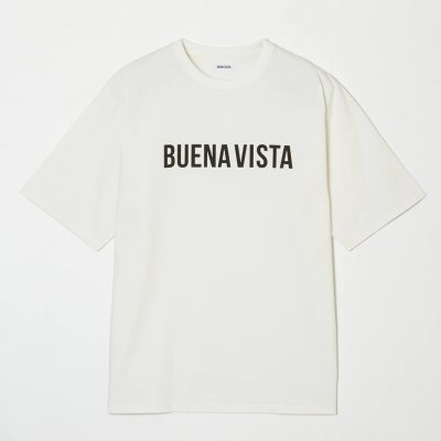 画像1: BUENA VISTA/BUENA VISTA LOGO tee（WHITE）［プリントT-24春夏］