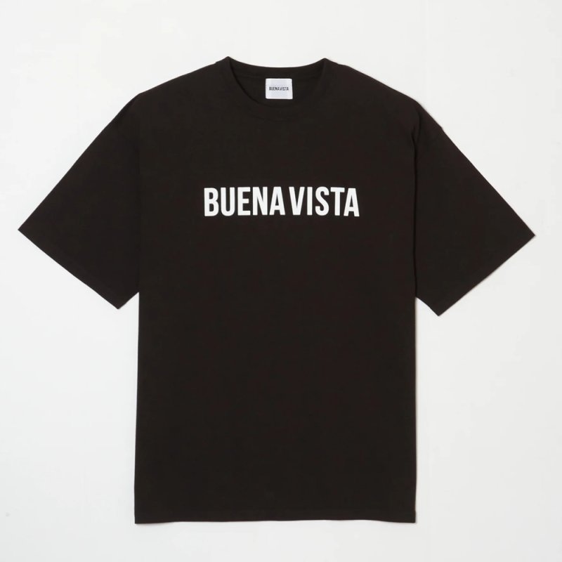 画像1: BUENA VISTA/BUENA VISTA LOGO tee（BLACK）［プリントT-24春夏］