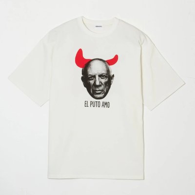 画像1: BUENA VISTA/Picaso tee（WHITE）［プリントT-24春夏］