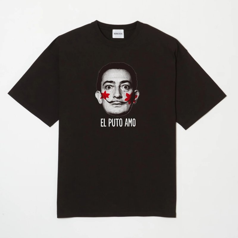 画像1: BUENA VISTA/Dali tee（BLACK）［プリントT-24春夏］