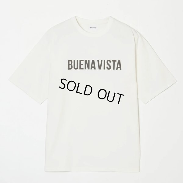 画像1: BUENA VISTA/BUENA VISTA LOGO tee（WHITE）［プリントT-24春夏］