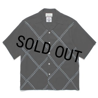 WACKO MARIA/WOLF'S HEAD / HAWAIIAN SHIRT（BLUE）［ハワイアンシャツ