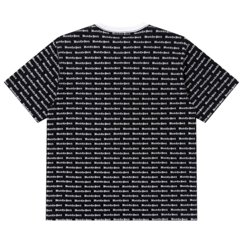 画像2: BlackEyePatch/OE LOGO PATTERNED TEE(BLACK)