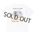 BlackEyePatch/WHAT WE SELL TEE（WHITE）
