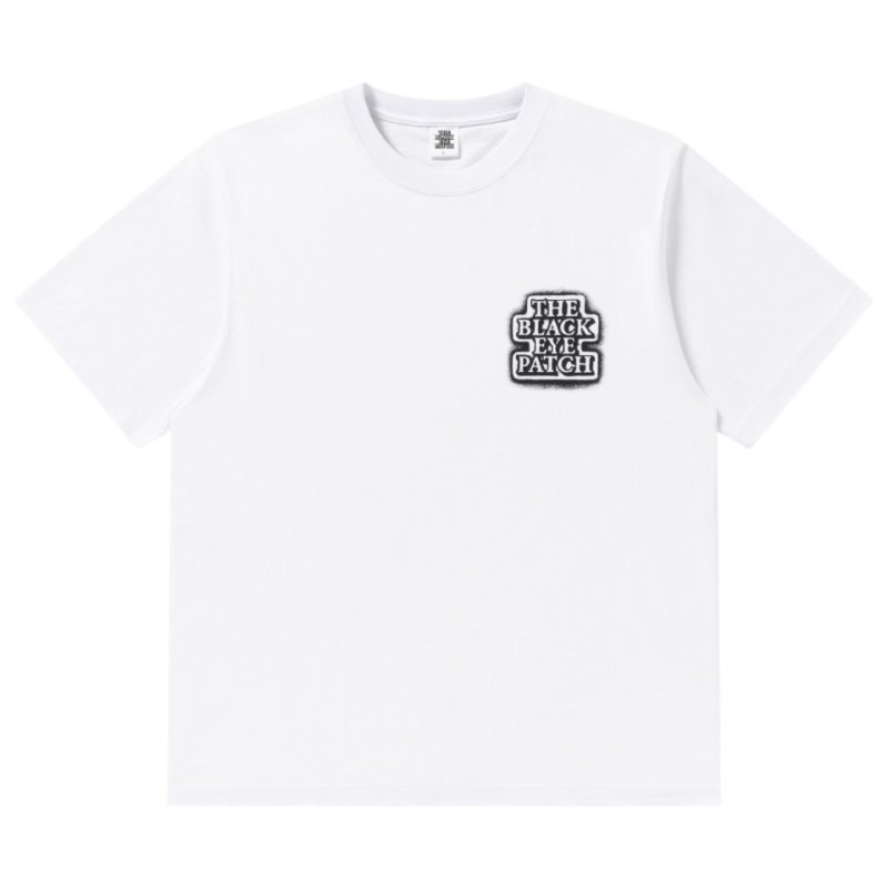 画像1: BlackEyePatch/SPRAYED OG LABEL TEE(WHITE)