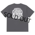 BlackEyePatch/SPRAYED OG LABEL TEE（BLACK）