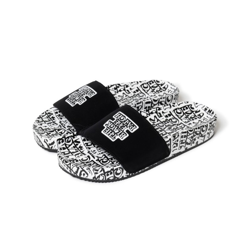 画像2: BlackEyePatch/OG LABEL COVERED HAYN SHOWER SANDALS(MULTI)