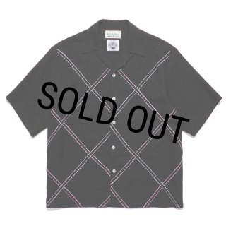 WACKO MARIA/WOLF'S HEAD / HAWAIIAN SHIRT（PINK）［ハワイアンシャツ