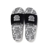 BlackEyePatch/OG LABEL COVERED HAYN SHOWER SANDALS（MULTI）