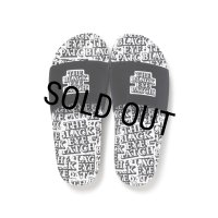 BlackEyePatch/OG LABEL COVERED HAYN SHOWER SANDALS（MULTI）