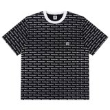 BlackEyePatch/OE LOGO PATTERNED TEE（BLACK）