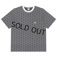 BlackEyePatch/OE LOGO PATTERNED TEE（BLACK）