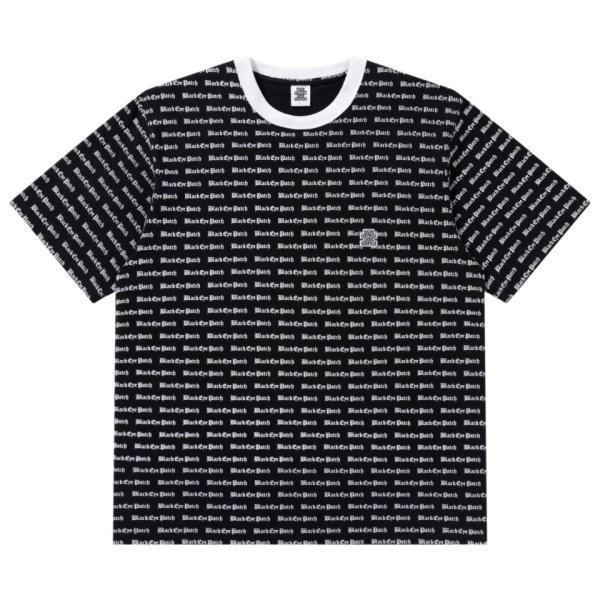 画像1: BlackEyePatch/OE LOGO PATTERNED TEE（BLACK）