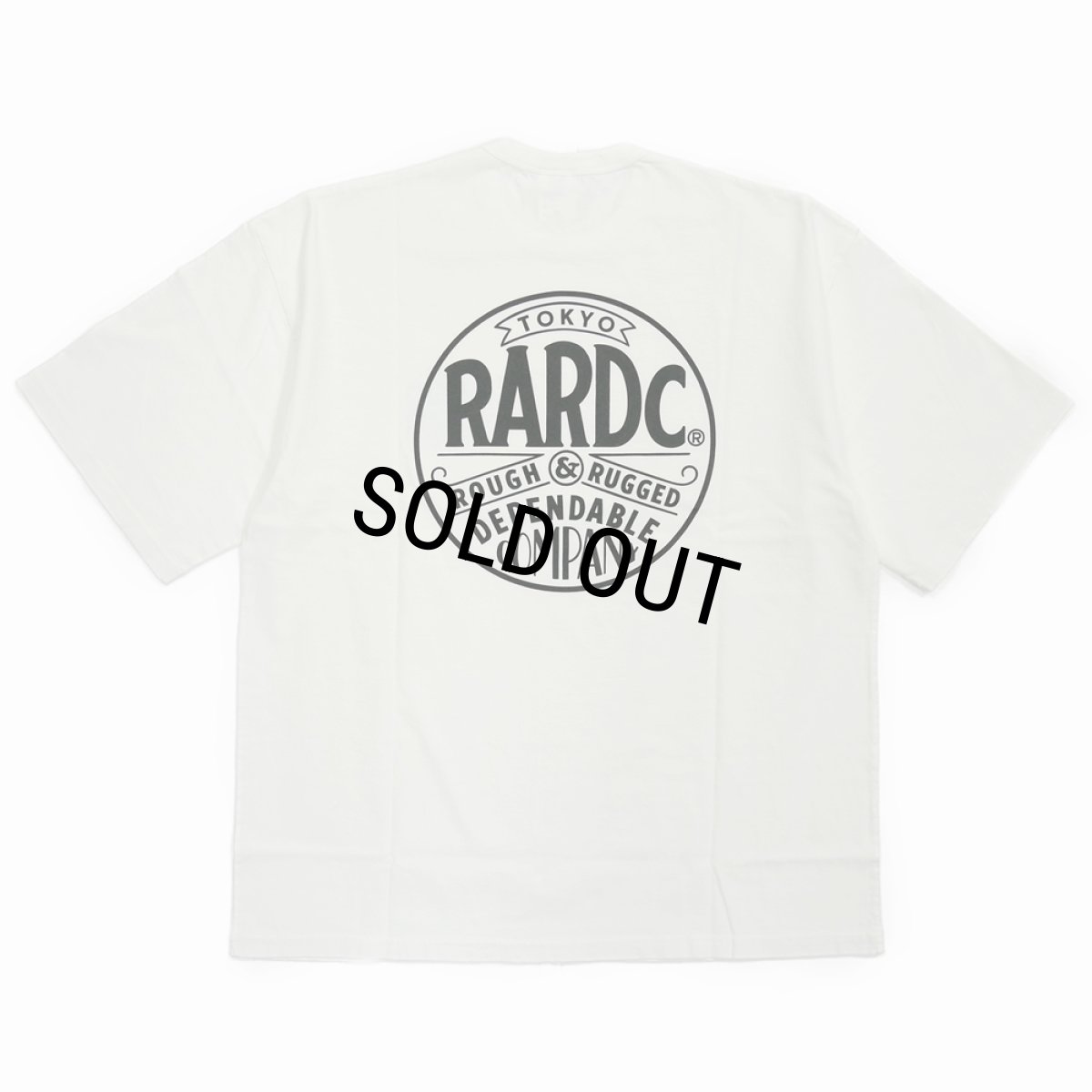 画像1: 【30%OFF】ROUGH AND RUGGED/RR × NUTS TEE SHIRTS（WHITE）［プリントT-24春夏］ (1)