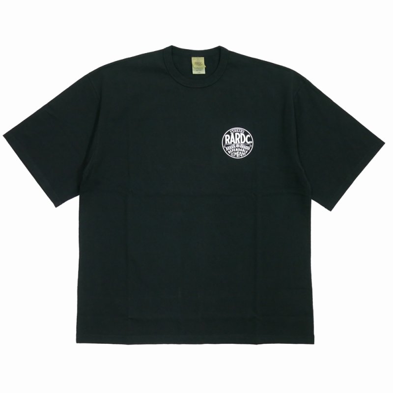 画像1: ROUGH AND RUGGED/RR × NUTS TEE SHIRTS（BLACK）［プリントT-24春夏］