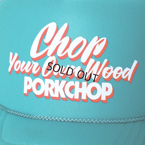 画像3: PORKCHOP/CHOP YOUR OWN WOOD CAP（JADE）［メッシュキャップ-24春夏］