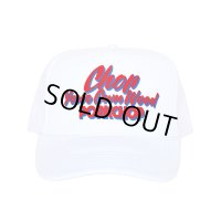 PORKCHOP/CHOP YOUR OWN WOOD CAP（WHITE）［メッシュキャップ-24春夏］