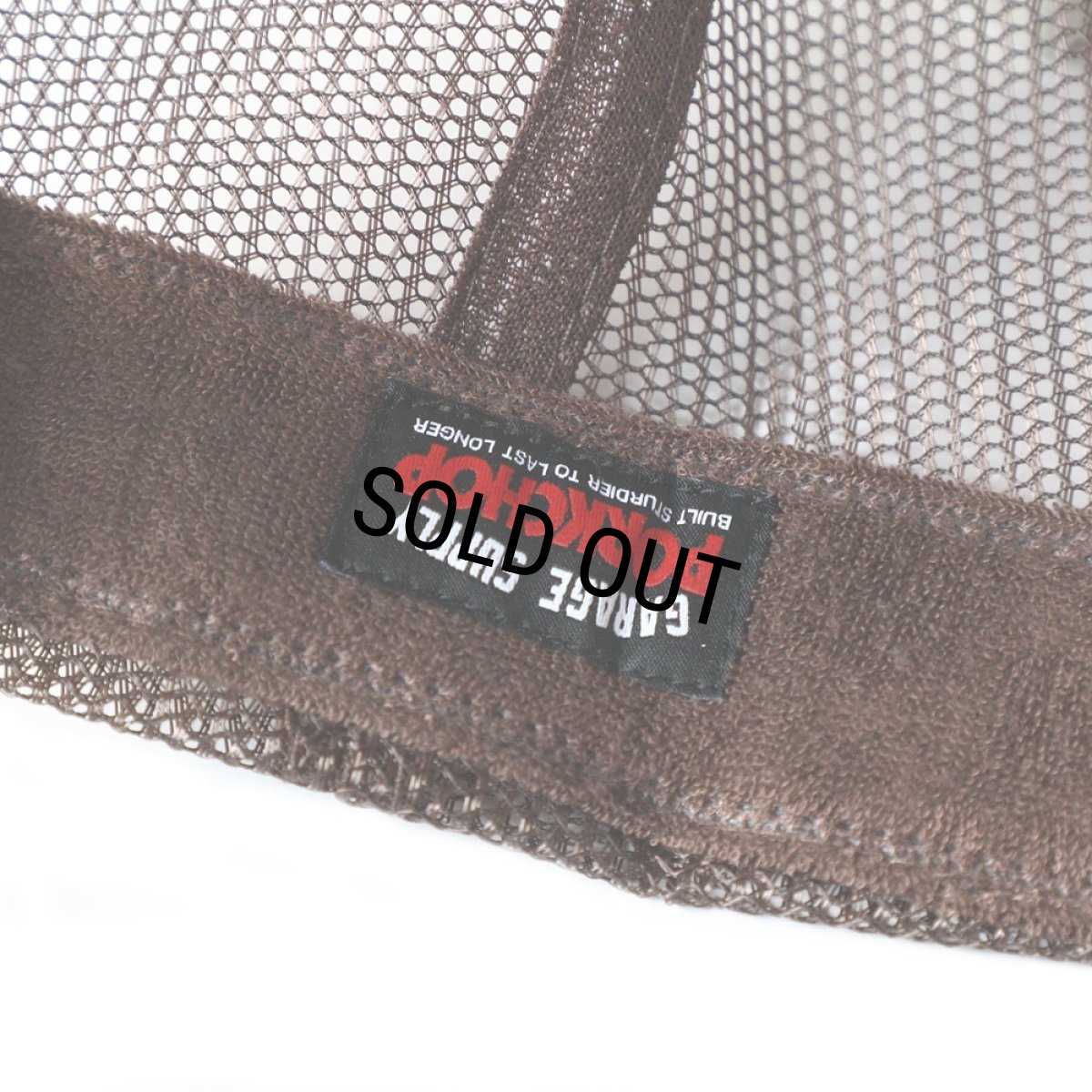 画像4: PORKCHOP/CHOP YOUR OWN WOOD CAP（BROWN）［メッシュキャップ-24春夏］ (4)