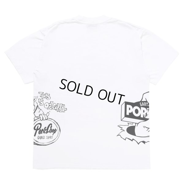 画像2: PORKCHOP/24 MULTI LOGOS TEE（WHITE）［プリントT-24春夏］