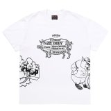 PORKCHOP/24 MULTI LOGOS TEE（WHITE）［プリントT-24春夏］