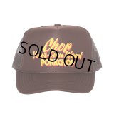 PORKCHOP/CHOP YOUR OWN WOOD CAP（BROWN）［メッシュキャップ-24春夏］