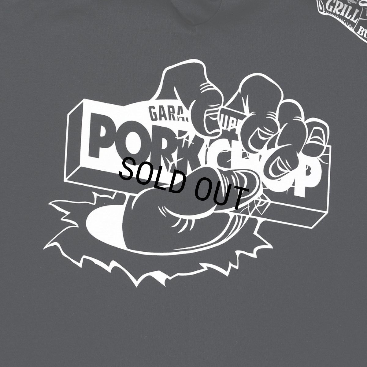 画像5: PORKCHOP/24 MULTI LOGOS TEE（BLACK）［プリントT-24春夏］ (5)