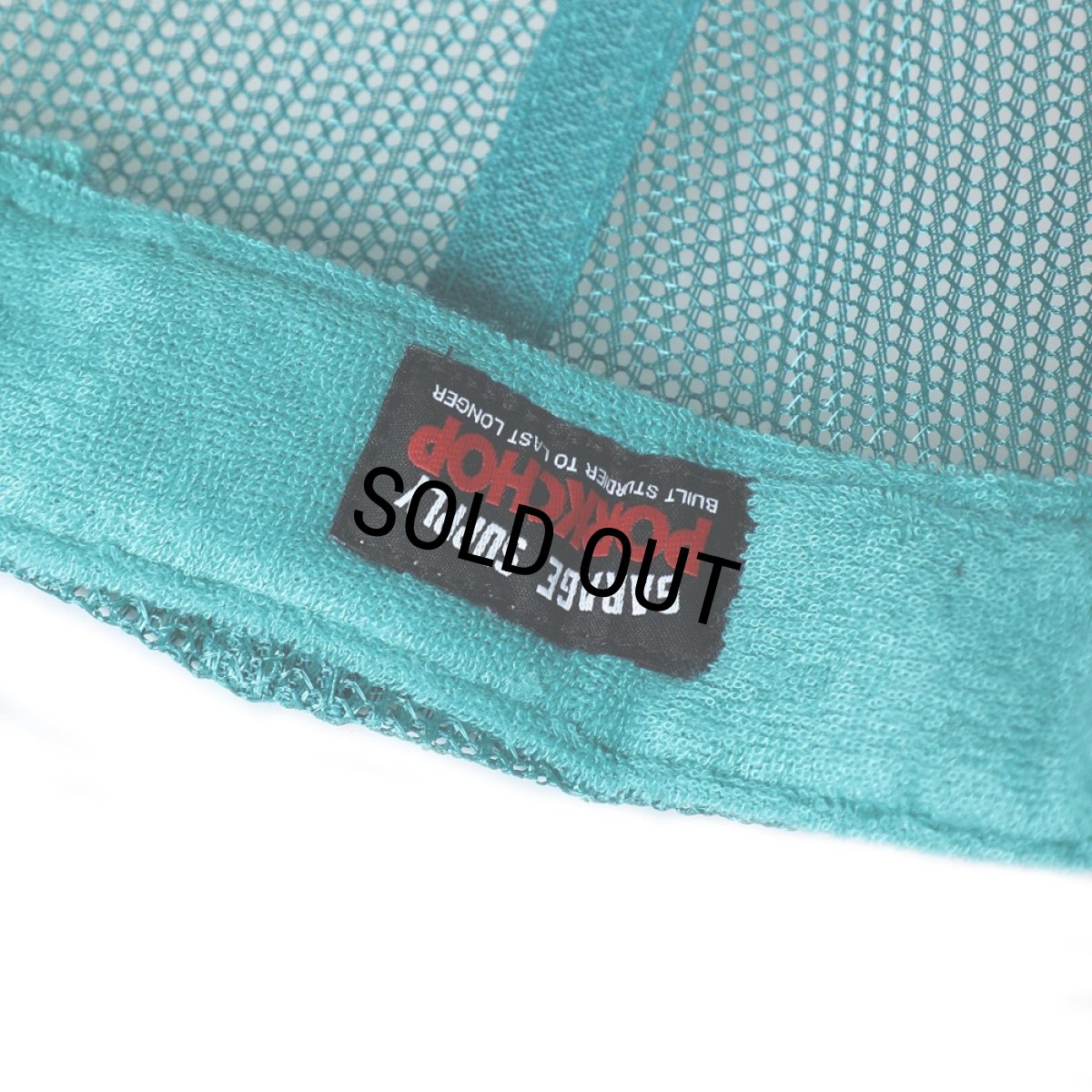 画像4: PORKCHOP/CHOP YOUR OWN WOOD CAP（JADE）［メッシュキャップ-24春夏］ (4)