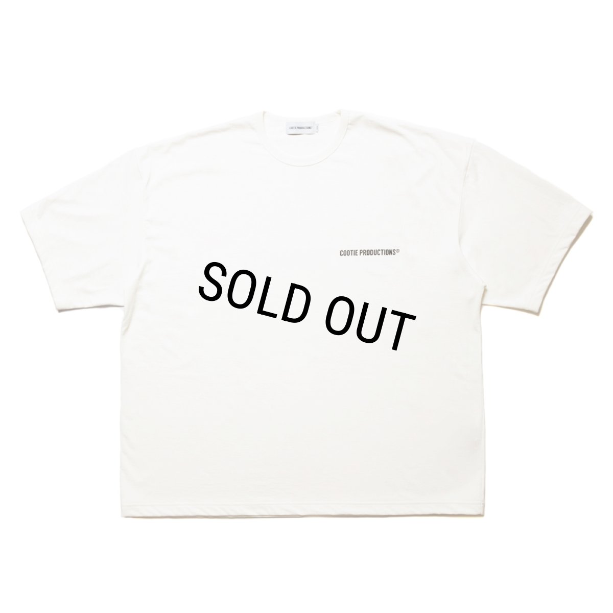 画像2: COOTIE PRODUCTIONS/Dry Tech Jersey Oversized S/S Tee（White）［ドライテックオーバーサイズT-24秋冬］ (2)