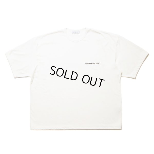 画像2: COOTIE PRODUCTIONS/Dry Tech Jersey Oversized S/S Tee（White）［ドライテックオーバーサイズT-24秋冬］